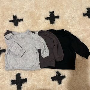 Set of 3 H&M pullover sweatshirts (size 9 months)